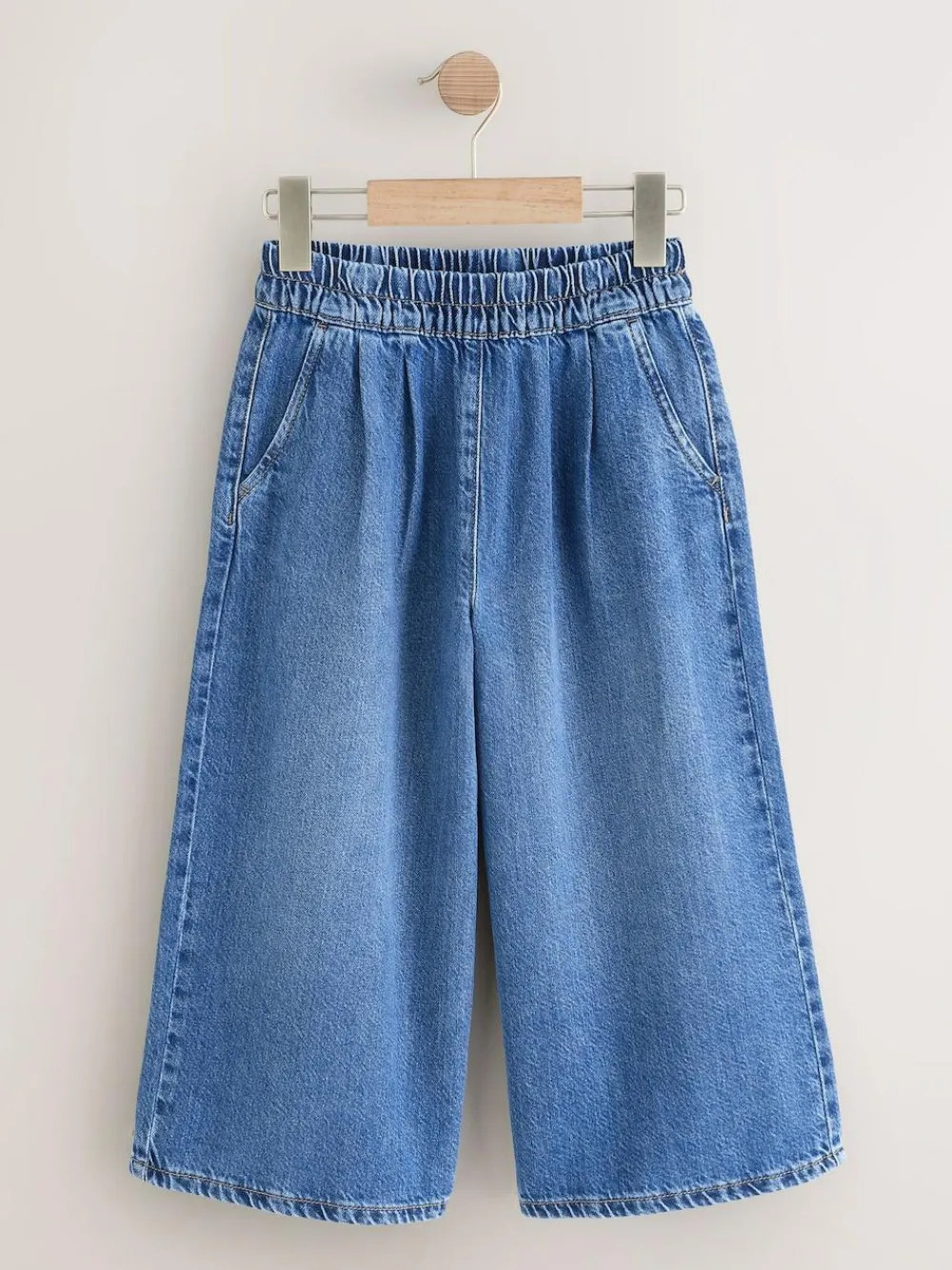 Next Pull On Wide Leg Jeans (6-16yrs)^ Jeans