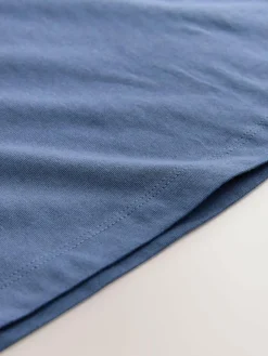 Next Mid Blue Regular Fit Short Sleeve T-Shirt (3-16yrs)^BOY T-Shirts