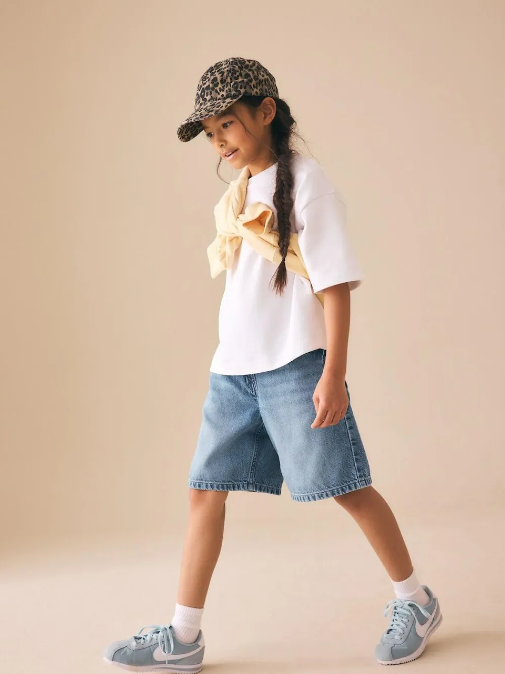 Next Regular Length Relaxed Denim Shorts (3-16yrs)^ Shorts & Skirts
