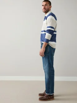 Next Regular Tapered Fit Signature Selvedge Denim Jeans^ Jeans|Jeans