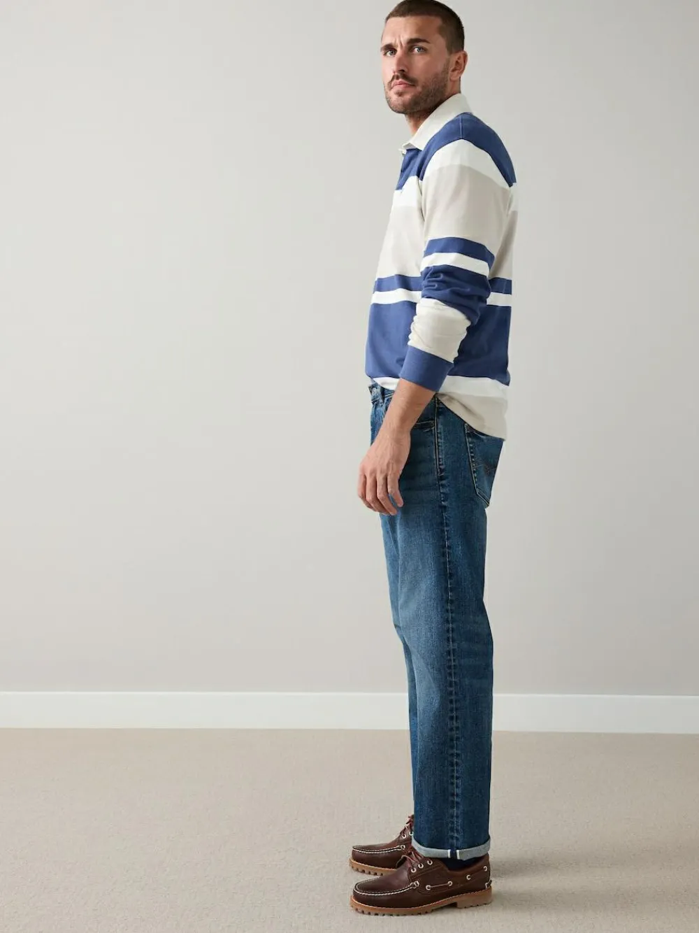 Next Regular Tapered Fit Signature Selvedge Denim Jeans^ Jeans|Jeans