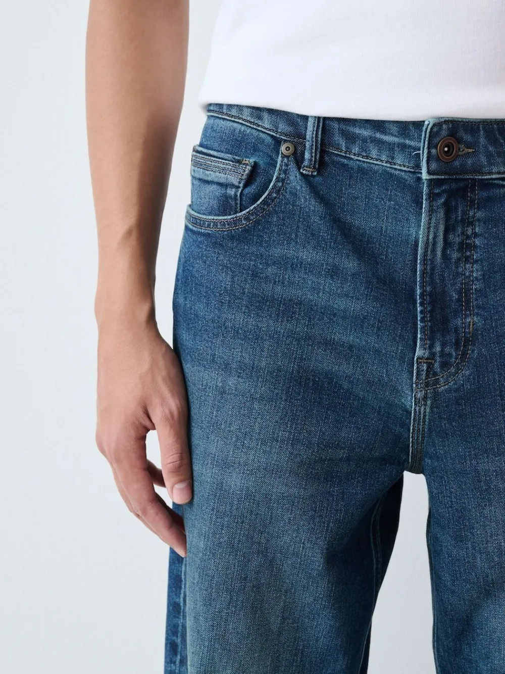 Next Relaxed Fit Authentic Stretch Denim Jeans^ Jeans|Jeans