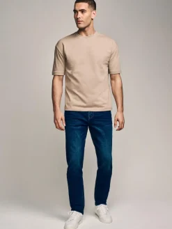 Next Mid Blue Slim Fit Essential Stretch Jeans^ Jeans|Jeans