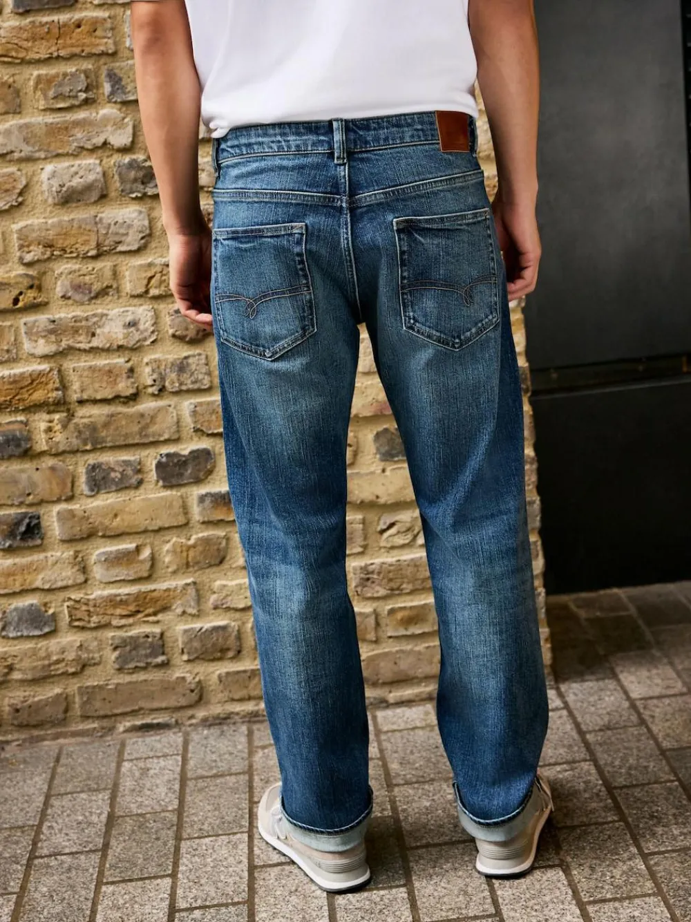 Next Straight Fit Signature Selvedge Denim Jeans^ Jeans|Jeans