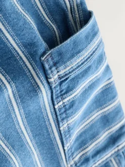 Next Wide Leg Pull On Cargo 100% Cotton Jeans (3mths-7yrs)^BOY Jeans & Joggers|Jeans