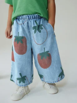 Next Mid Blue Tomato Printed Jeans (3mths-7yrs)^ Pants & Leggings|Nightwear