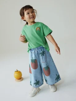 Next Mid Blue Tomato Printed Jeans (3mths-7yrs)^ Pants & Leggings|Nightwear