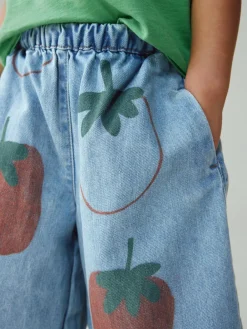 Next Mid Blue Tomato Printed Jeans (3mths-7yrs)^ Pants & Leggings|Nightwear