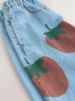 Next Mid Blue Tomato Printed Jeans (3mths-7yrs)^ Pants & Leggings|Nightwear