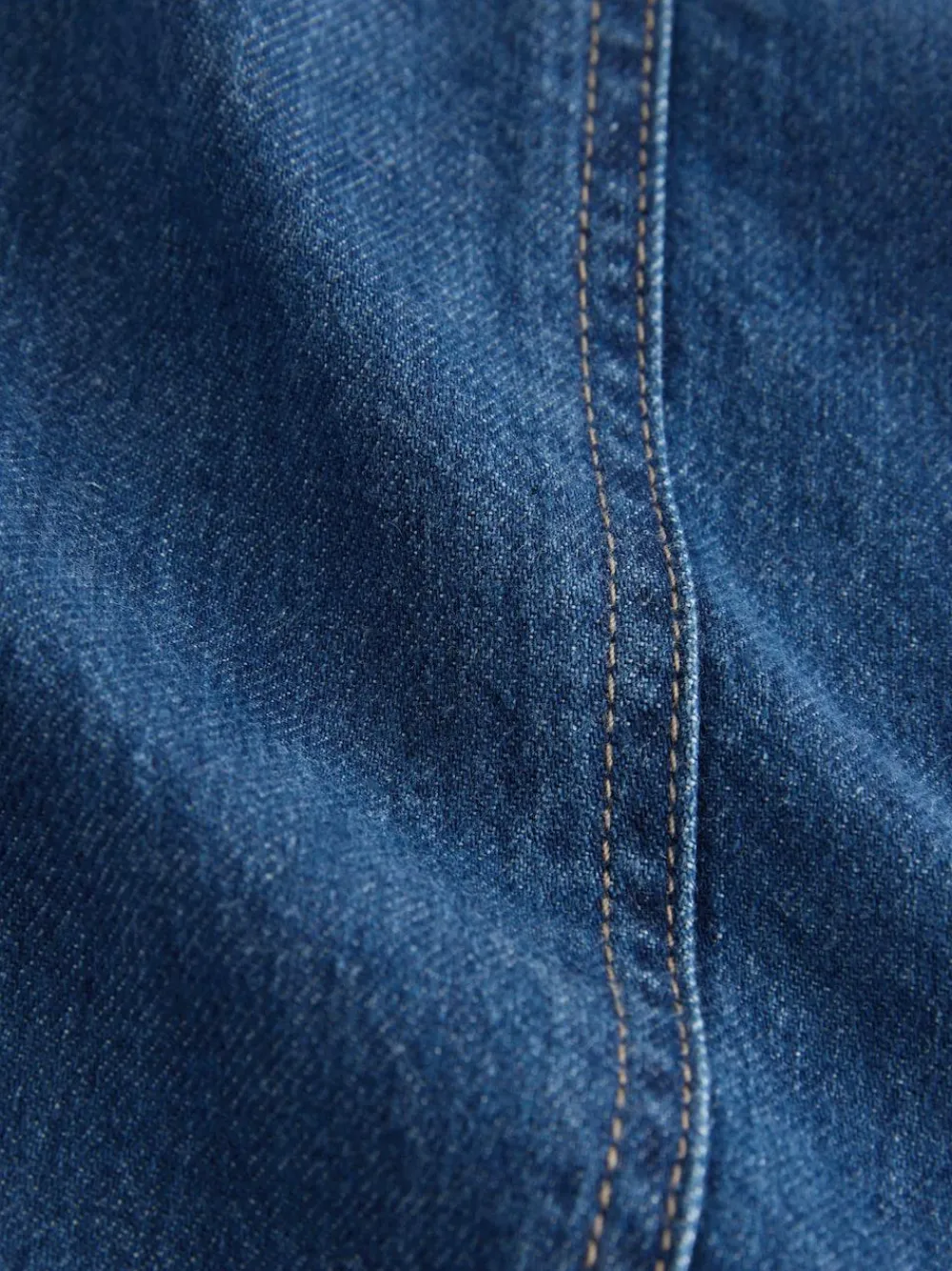 Sale Next Utility Lightweight 100% Cotton Denim Shorts Mid Blue