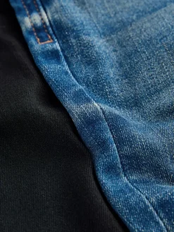 Next Mid Blue/Black Denim 2 Pack Regular Fit Comfort Stretch Jeans (3mths-7yrs)