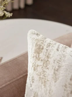 Discount Next Collection Luxe 43 x 43cm Fem Chic Velvet Abstract Cushion Mid Natural