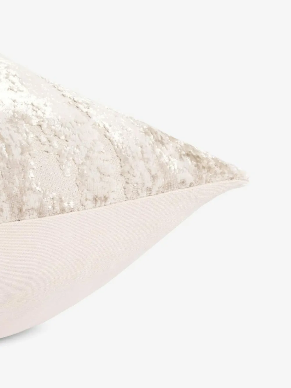 Discount Next Collection Luxe 43 x 43cm Fem Chic Velvet Abstract Cushion Mid Natural