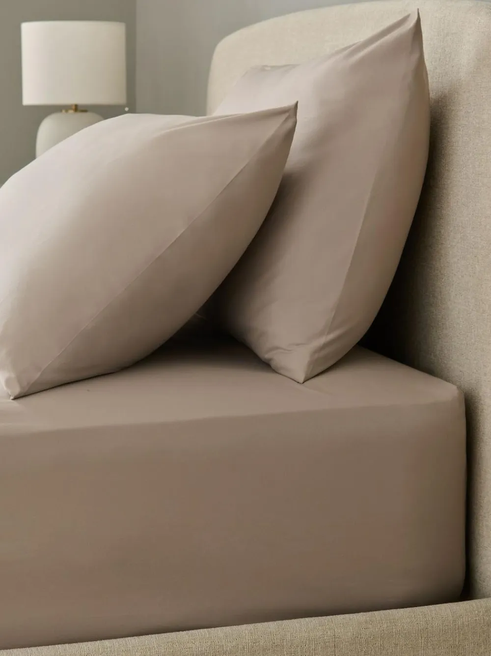 Best Next Mid Natural Non Iron Simply Soft Extra Deep Fitted Sheet