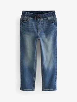 Next Loose Fit Stretch Elasticated Waist Jeans (3-16yrs)^BOY Jeans|Jeans