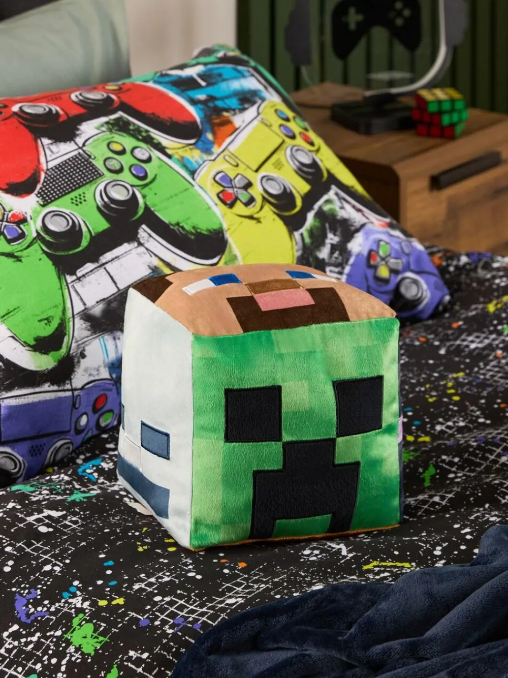 Outlet Next Minecraft Character Cube Cushion