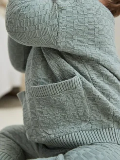 Next Baby Textured Knitted 100% Cotton Jumper and Leggings Set (0mths-3yrs)^BOY Baby Boys|Baby Boys