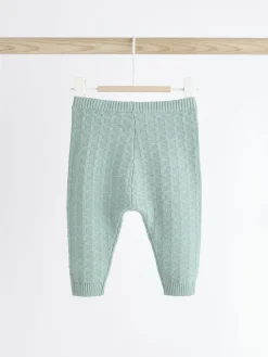 Next Baby Textured Knitted 100% Cotton Jumper and Leggings Set (0mths-3yrs)^BOY Baby Boys|Baby Boys