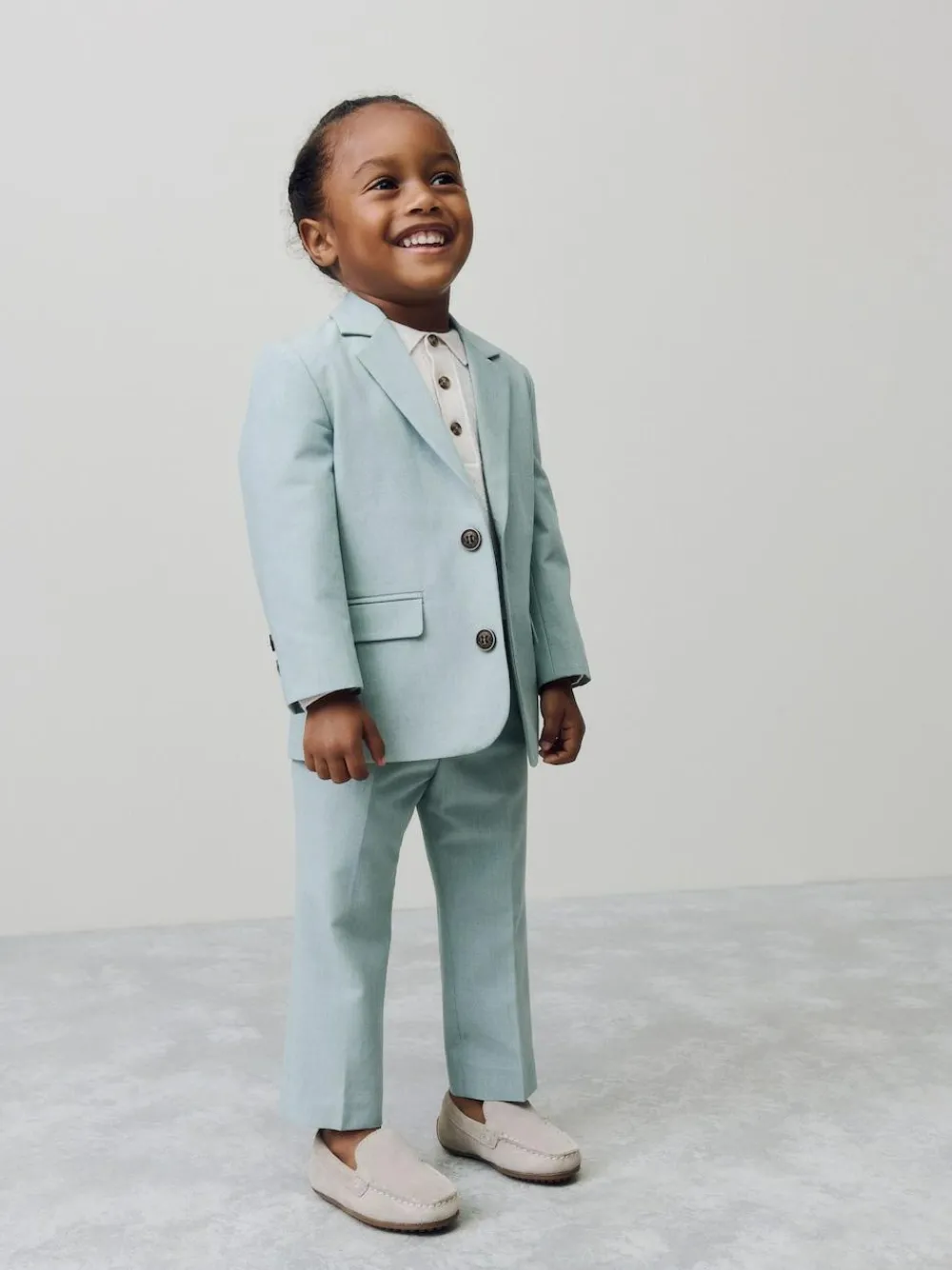 Next Mineral Blue Blazer (3mths-9yrs)^BOY Suits & Vest