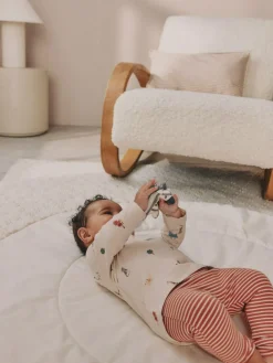 Clearance Next Mineral Little Cub Baby Tops and Leggings 8 Piece Set (0mths-2yrs)