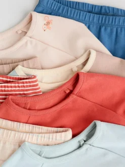 Clearance Next Mineral Little Cub Baby Tops and Leggings 8 Piece Set (0mths-2yrs)