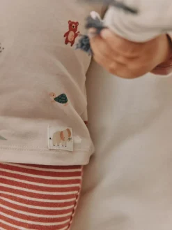 Clearance Next Mineral Little Cub Baby Tops and Leggings 8 Piece Set (0mths-2yrs)