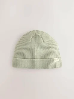 Next 2 Pack Baby Beanie Knitted Hats (0mths-2yrs) Minerals