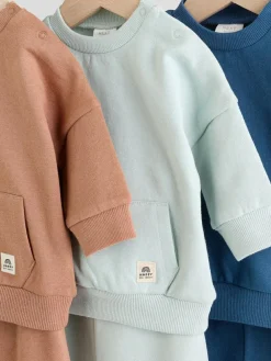 Outlet Next Minerals Baby Sweatshirt and Joggers Set 6 Piece (0mths-3yrs)