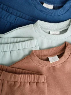 Outlet Next Minerals Baby Sweatshirt and Joggers Set 6 Piece (0mths-3yrs)