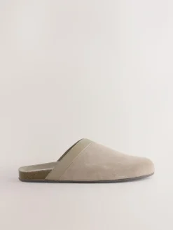 Next Forever Comfort Leather Clean Footbed Clogs^Women Flats