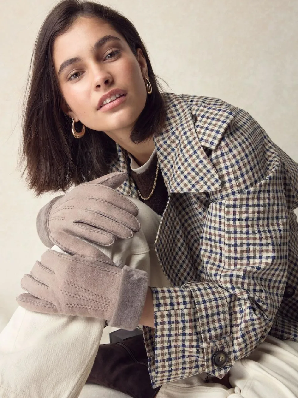 Next N. Premium Leather Sheepskin Gloves^Women Hats, Gloves & Scarves|Hats, Gloves & Scarves