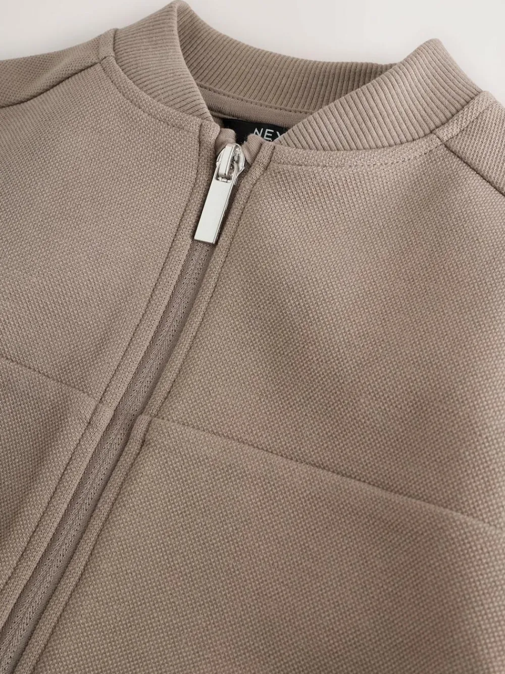 Best Next Smart Jersey Bomber Jacket and Joggers Set (3-16yrs) Mink Brown