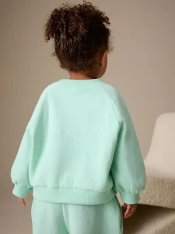 Next Mint Green Crew Neck Sweatshirt (3mths-7yrs)