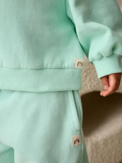 Next Mint Green Crew Neck Sweatshirt (3mths-7yrs)
