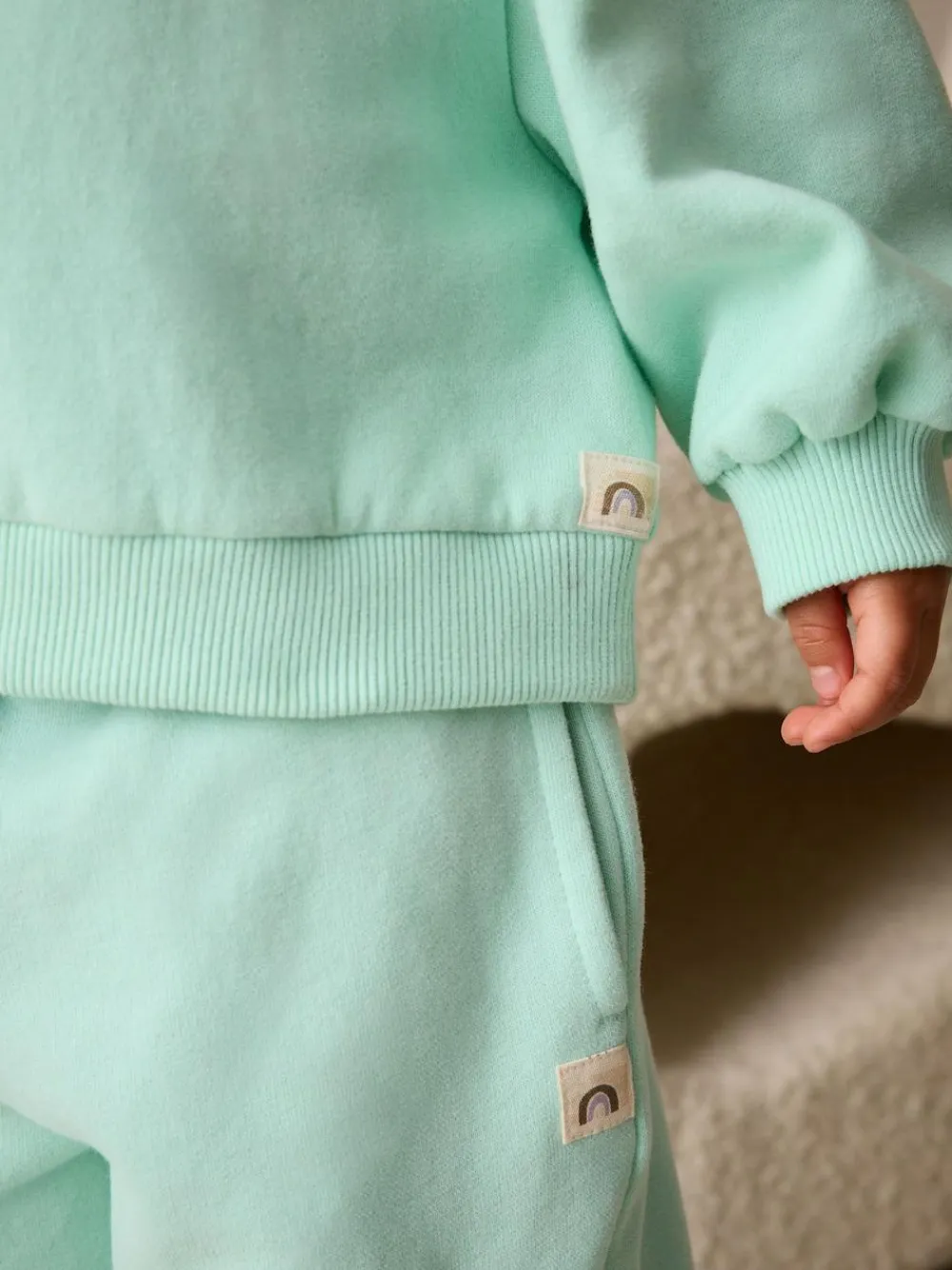 Next Mint Green Crew Neck Sweatshirt (3mths-7yrs)