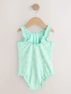 Next Lettuce Edge Swimsuit (3mths-7yrs)^ Baby Girls|Baby Girls