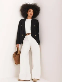 Mint Velvet Black Double Breasted Blazer^Women Suits & Tailoring|Blazers