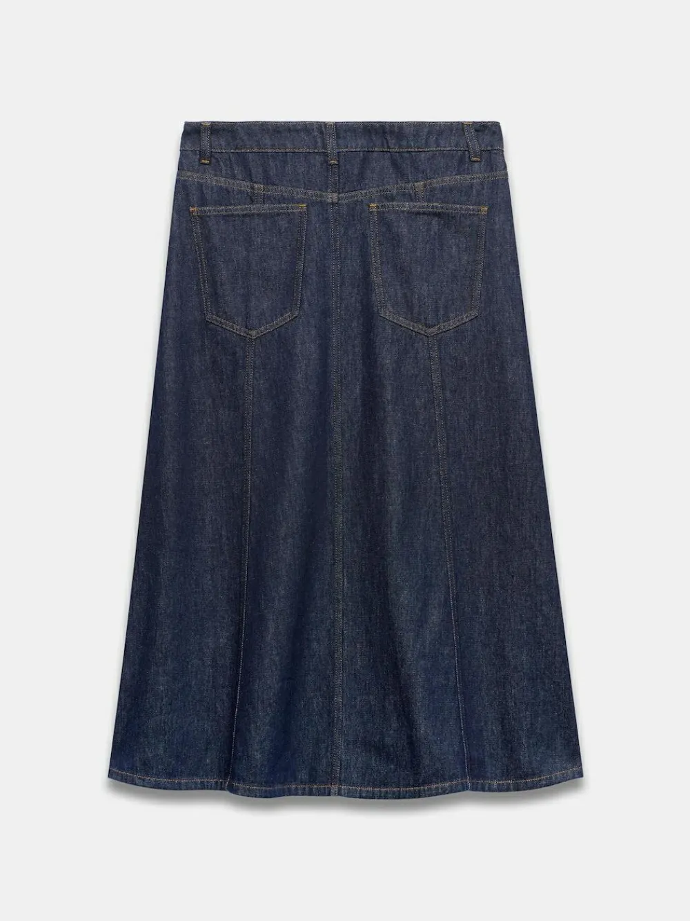 Mint Velvet Blue Denim Midi Skirt^Women Skirts