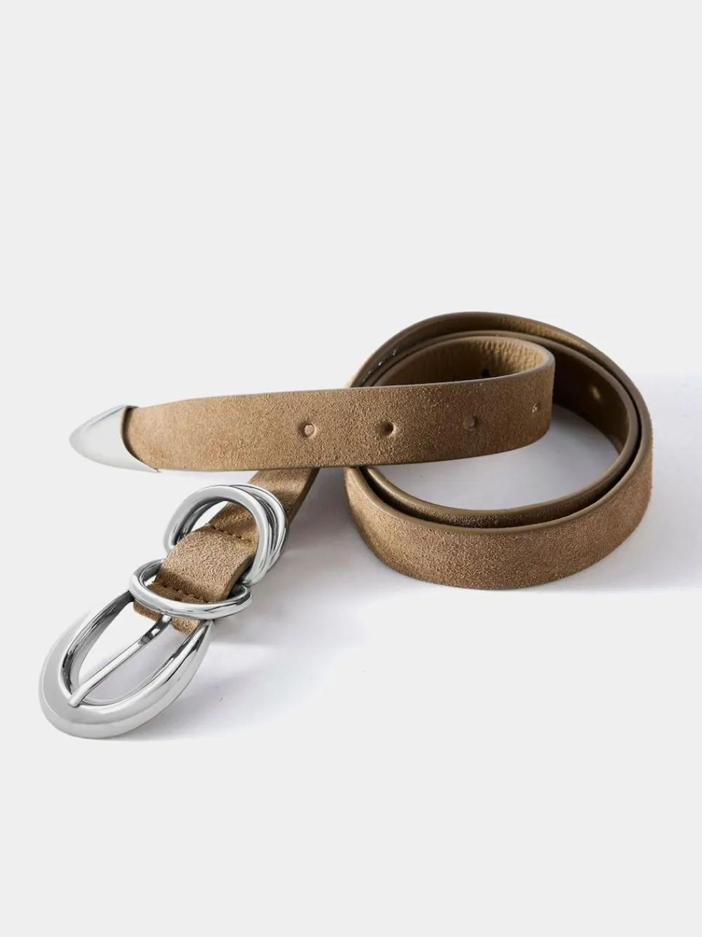 Discount Mint Velvet Brown Buckle Belt