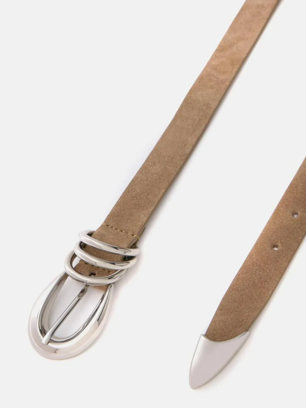 Discount Mint Velvet Brown Buckle Belt