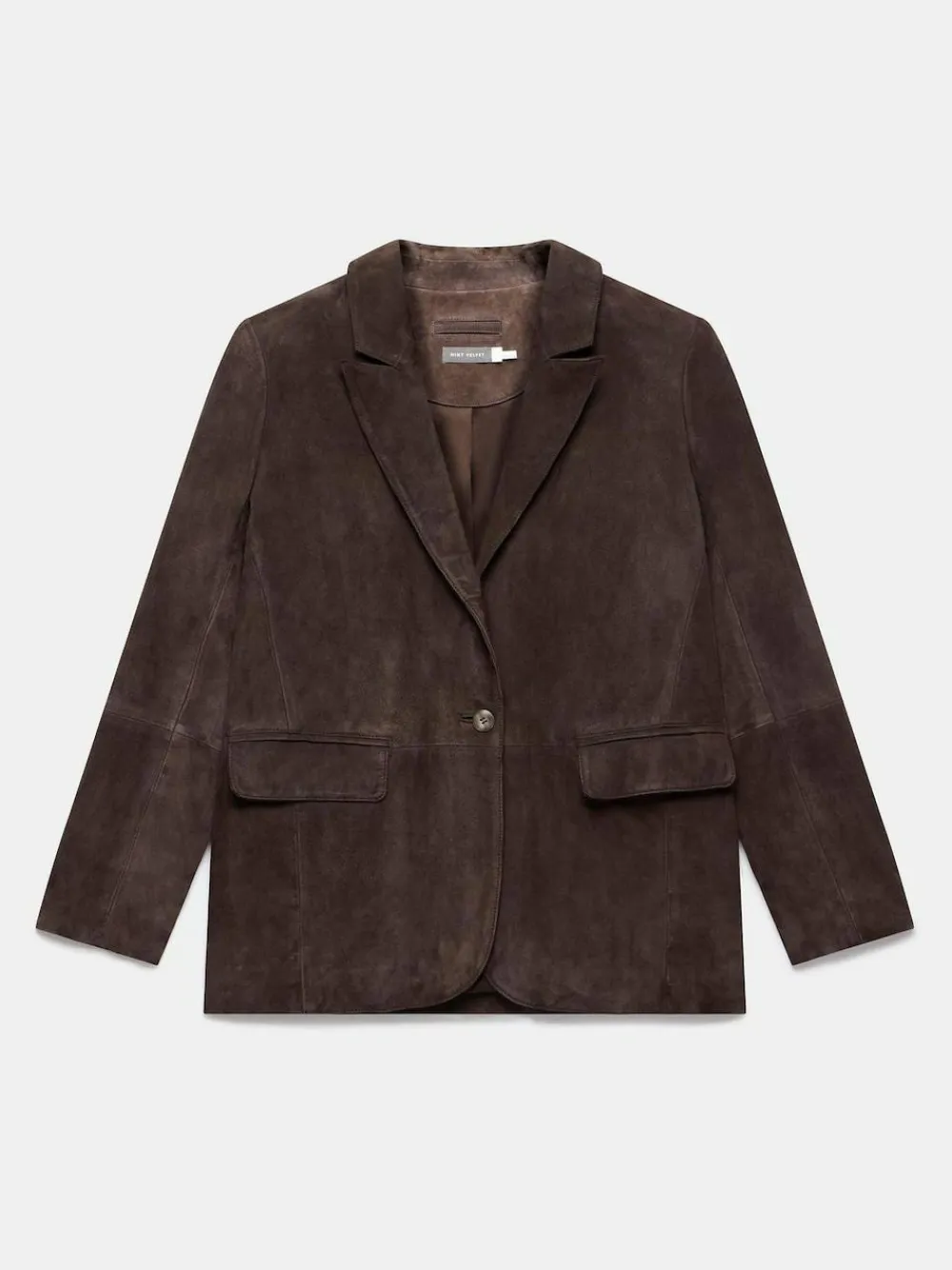 Discount Mint Velvet Brown Suede Blazer