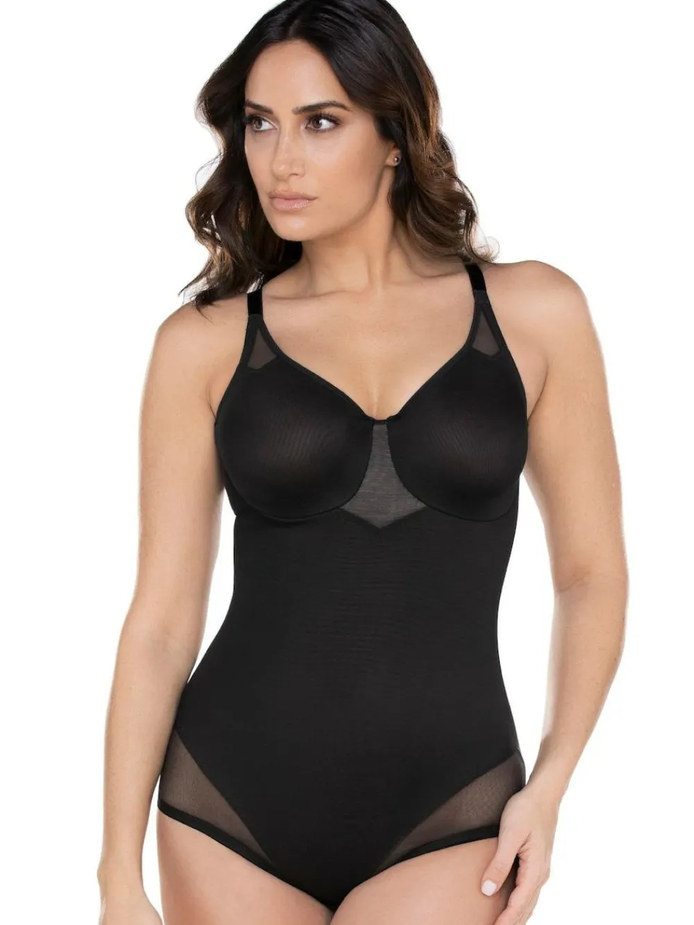 Miraclesuit Extra Firm Sexy Sheer Shaping Underwired Bodybriefers^Women Shapewear