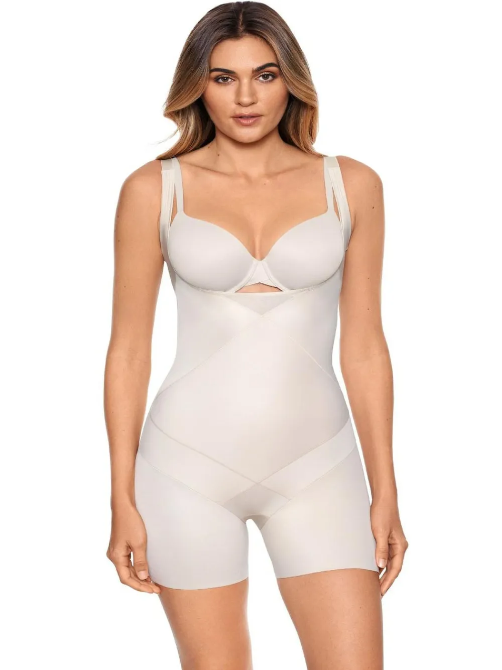 Discount Miraclesuit Shapewear Instant Tummy Tuck Extra Firm Control Shaping Body Warm Beige