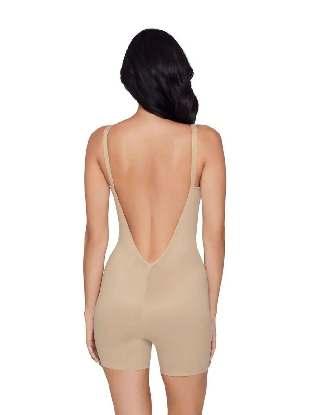 Outlet Miraclesuit Show Stopper Low Back All-In-One Bike Shorts Nude