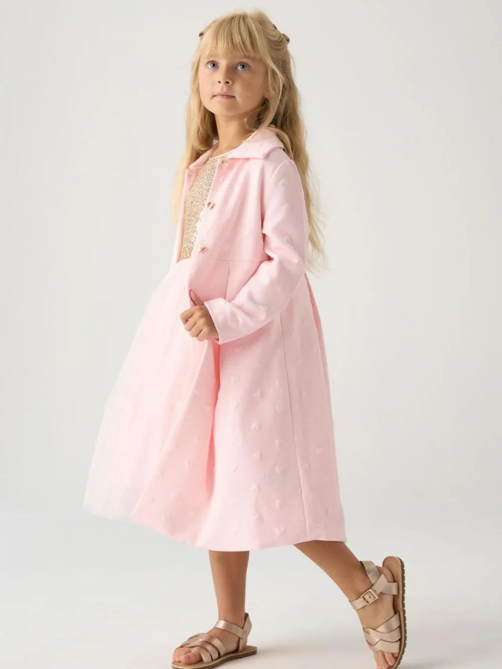 Miss Jacquard Star Jacket and Sequin Dress Set^ Dresses