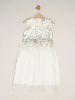 Miss Waterfall Sequin Dress and Faux Fur Bolero Set^ Dresses