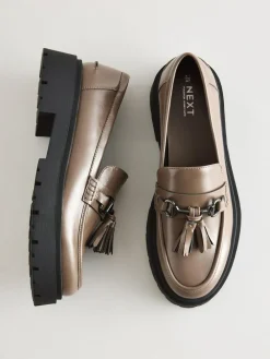 Next Forever Comfort Chunky Platform Tassel Loafers^Women Flats