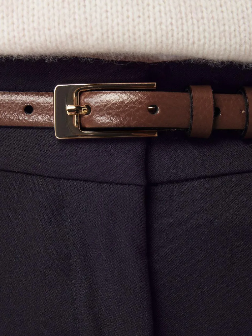 Next N. Premium Skinny Made In Italy Leather Belt^Women Belts