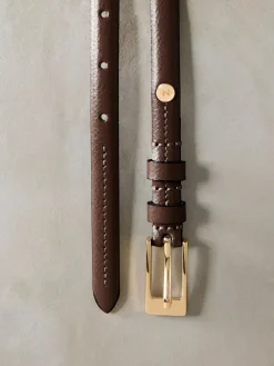Next N. Premium Skinny Made In Italy Leather Belt^Women Belts