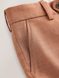 Next Mocha Brown Suit Trousers (3-16yrs)^BOY Suits & Vest